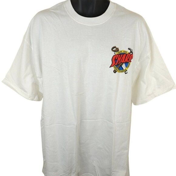 Baldwin Park Police T Shirt Mens Size XL Vintage Y2K SHARP Program Construction - Picture 2 of 7